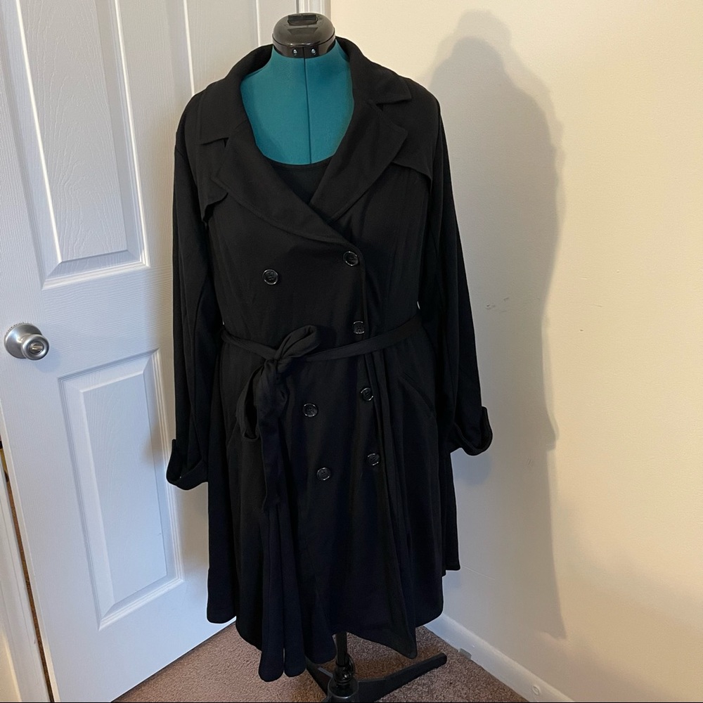 Torrid fit and flare trench coat